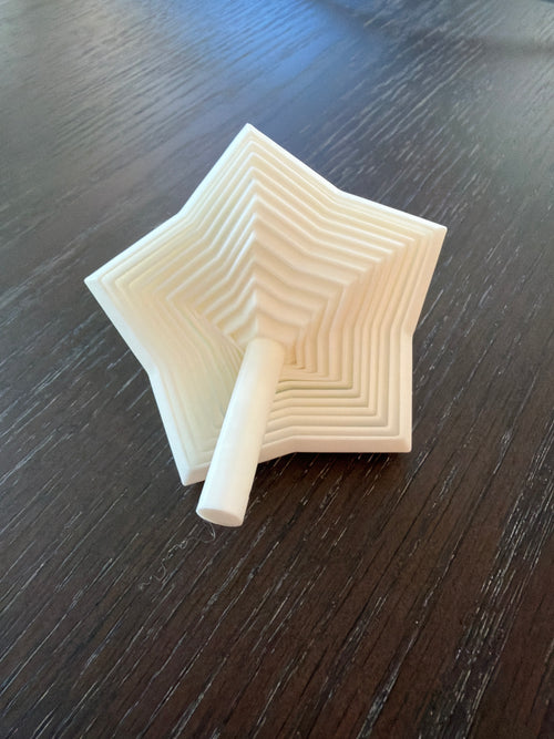 Mini White Collapsible Star Fidget