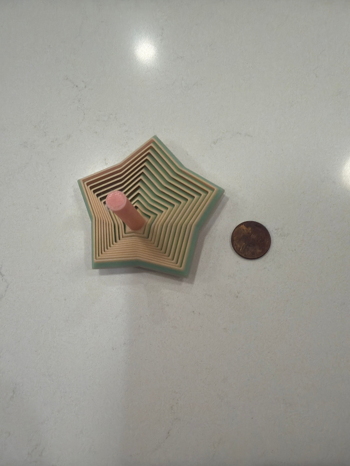 Mini Glow in The Dark Collapsible Star Fidget